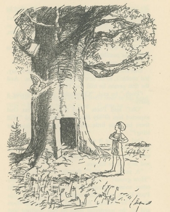 Picture of WINNIE-THE-POOH 1926 - OWL CAME FLYING