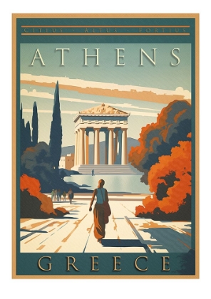Picture of VINTAGE POSTER ATHENS