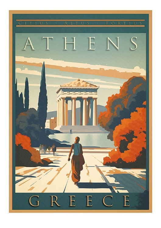 Picture of VINTAGE POSTER ATHENS