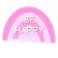 Picture of BE HAPPY- PINK