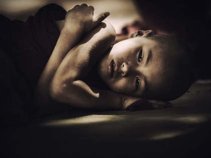 Picture of MOTHERLESS CHILD, MYANMAR.