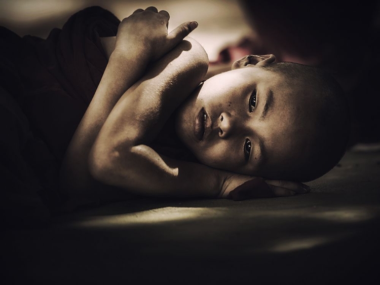 Picture of MOTHERLESS CHILD, MYANMAR.