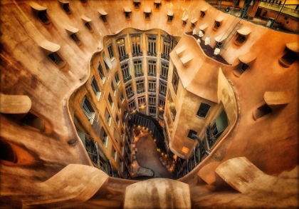 Picture of CASA MILA , LA PEDRERA, BARCELONA.