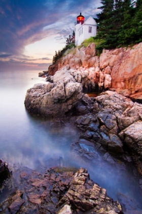 Picture of SUNSET AT BASS HARBOR LIGHTHOUSE