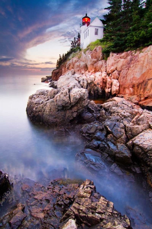 Picture of SUNSET AT BASS HARBOR LIGHTHOUSE