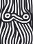 Picture of BLACK AND WHITE STRIPED NUDE