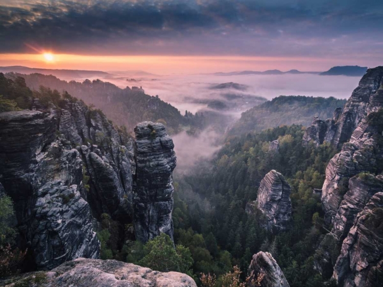 Picture of SUNRISE ON THE ROCKS