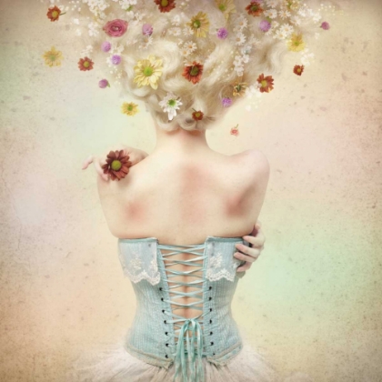 Picture of GIRL OF THE FLOWER GARDEN