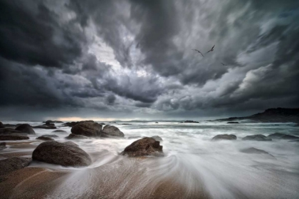 Picture of FLIGHT OVER TROUBLED WATERS