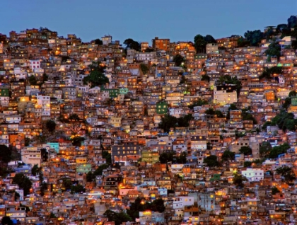 Picture of NIGHTFALL IN THE FAVELA DA ROCINHA