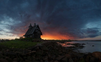 Picture of THE OLD CHURCH ON THE COAST OF WHITE SEA