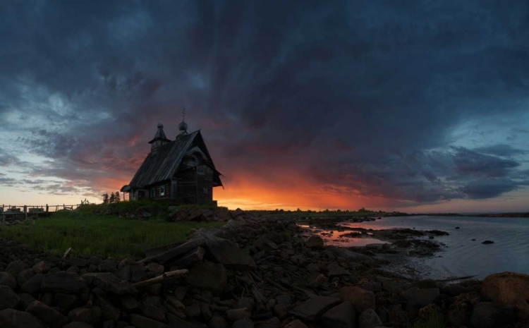 Picture of THE OLD CHURCH ON THE COAST OF WHITE SEA