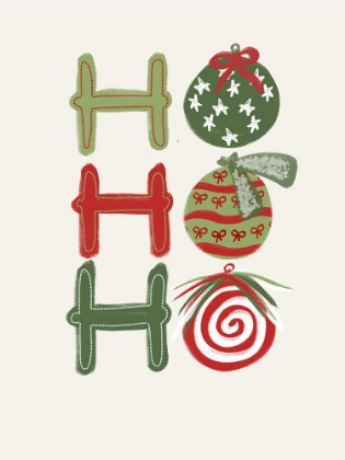 Picture of HO HO HO ORNAMENTS V2