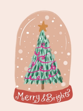 Picture of MERRY AND BRIGHT SNOW GLOBE