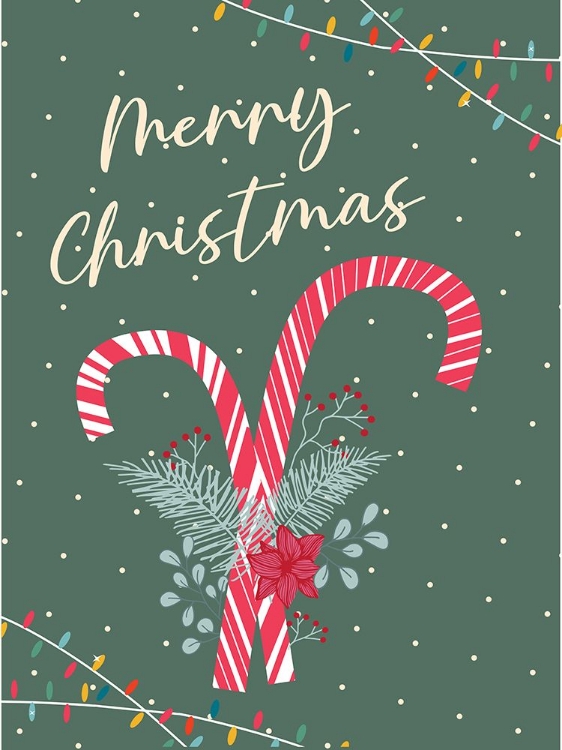 Picture of MERRY CHRISTMAS CANDY CANE
