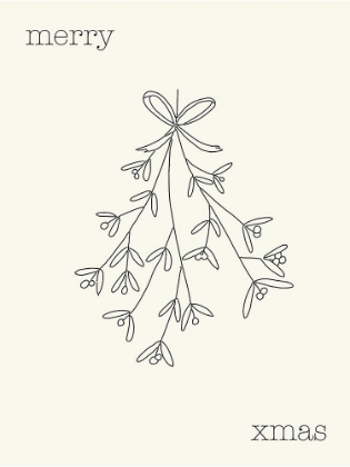 Picture of MERRY XMAS MISTLETOE