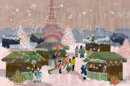 Picture of CHRISTMAS TOWNS PARIS MARKET