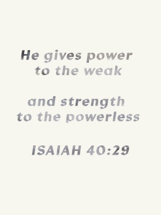 Picture of HE GIVES POWER