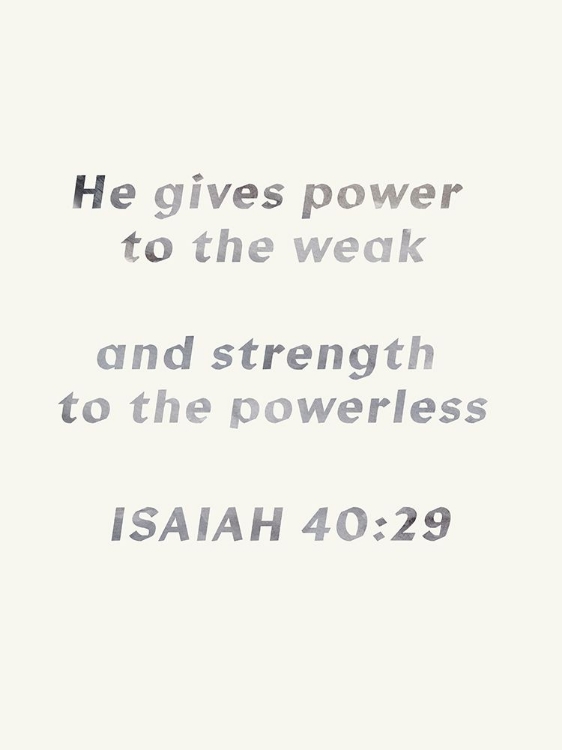 Picture of HE GIVES POWER