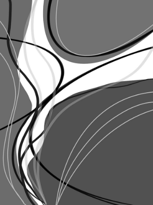 Picture of LINE FLOW BLACK AND WHITE 1