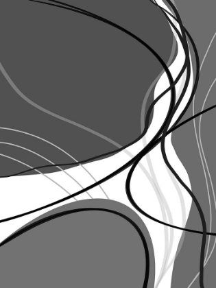 Picture of LINE FLOW BLACK AND WHITE 2