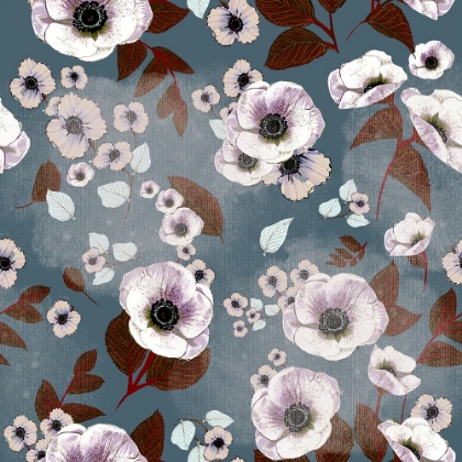 Picture of COCOA FLORAL RUSTICA TEAL VINTAGE