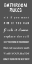 Picture of BATHROOM RULES