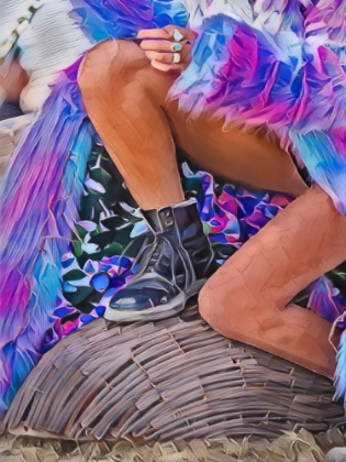 Picture of PURPLE FUR AND BOOTS