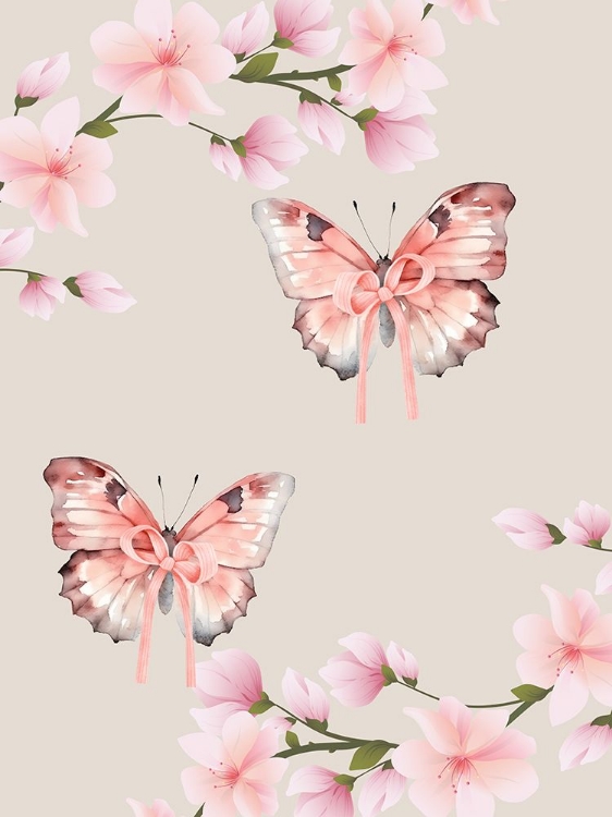 Picture of BUTTERFLIES IN BOWS