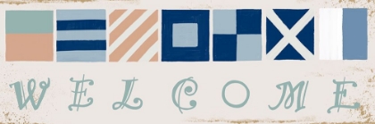 Picture of VINTAGE NAUTICAL WELCOME SIGN