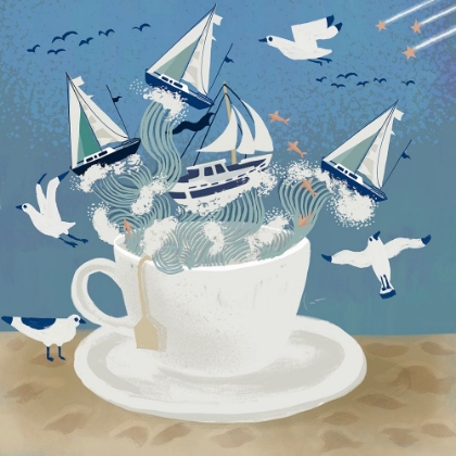 Picture of WHIMSICAL SAILBOAT 1