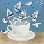 Picture of WHIMSICAL SAILBOAT 1