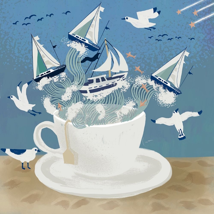 Picture of WHIMSICAL SAILBOAT 1