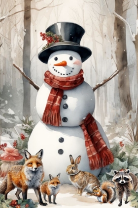 Picture of WOODLAND SNOWMAN