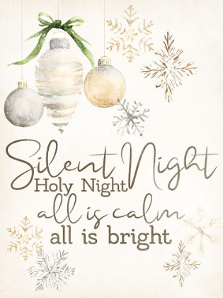 Picture of SILENT NIGHT SNOWFLAKES