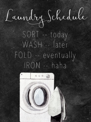 Picture of LAUNDRY SCHEDULE