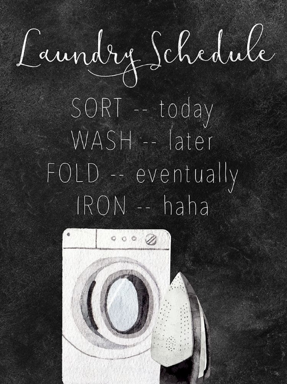 Picture of LAUNDRY SCHEDULE