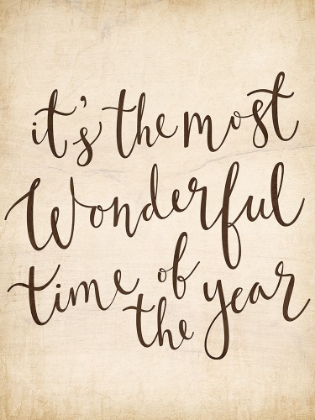 Picture of THE MOST WONDERFUL TIME