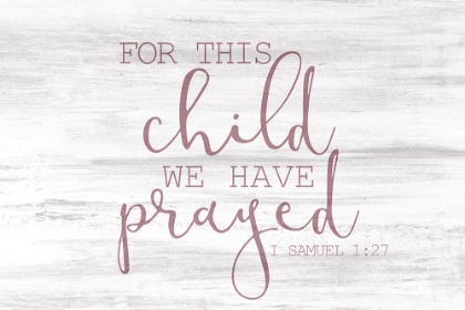 Picture of FOR THIS CHILD  NEUTRAL PINK