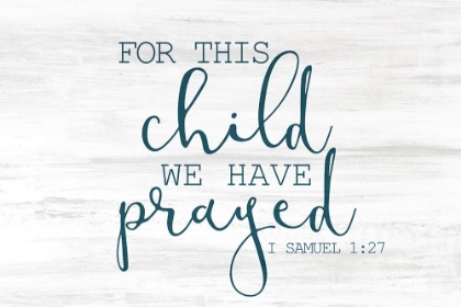 Picture of FOR THIS CHILD NEUTRAL BLUE
