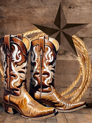 Picture of COWBOY BOOTS STAR