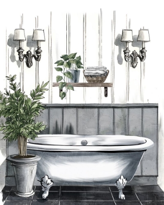 Picture of BLACK AND WHITE BATH 2