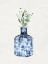 Picture of BLUE FLORAL VASE 1