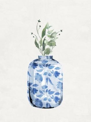 Picture of BLUE FLORAL VASE 2