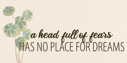 Picture of A HEAD FULL OF FEARS