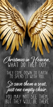 Picture of ANGEL WINGS CHRISTMAS IN HEAVEN