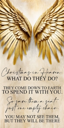 Picture of ANGEL WINGS CHRISTMAS IN HEAVEN V2