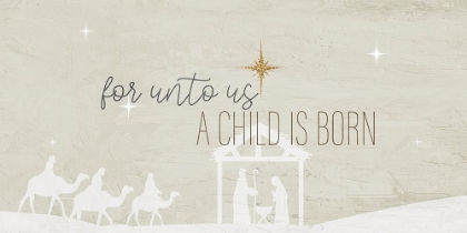 Picture of A CHILD IS BORN