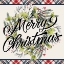 Picture of MERRY CHRISTMAS PLAID WREATH
