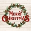 Picture of MERRY CHRISTMAS RED